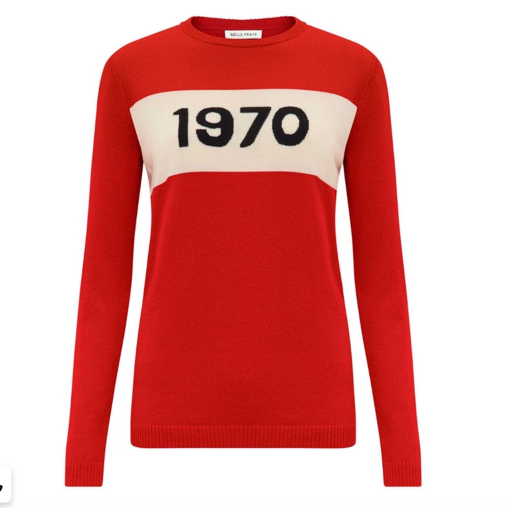 Bella Freud 1970 Red Sweater - size small